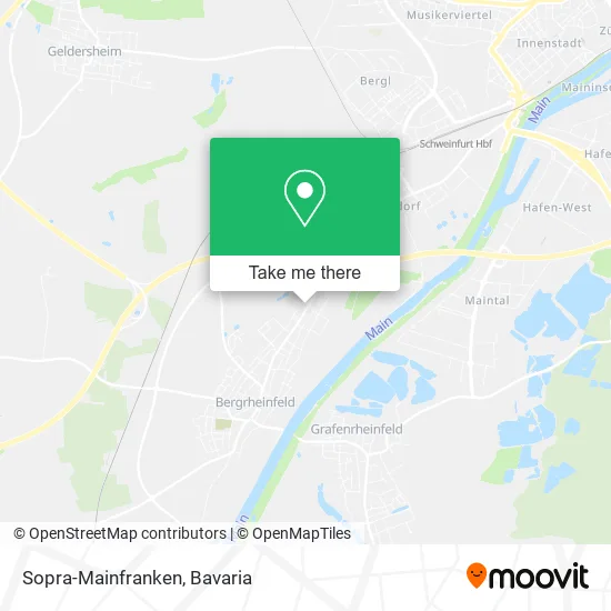 Карта Sopra-Mainfranken