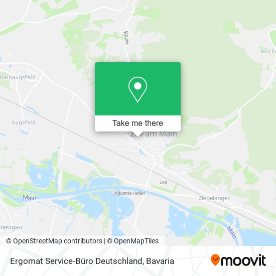 Карта Ergomat Service-Büro Deutschland