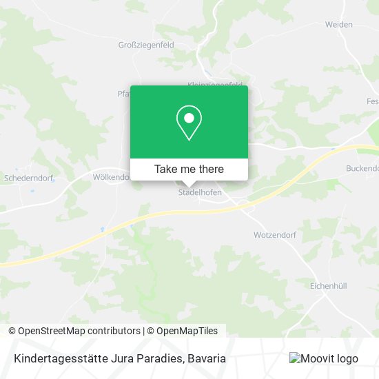 Kindertagesstätte Jura Paradies map