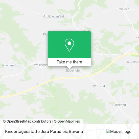 Карта Kindertagesstätte Jura Paradies