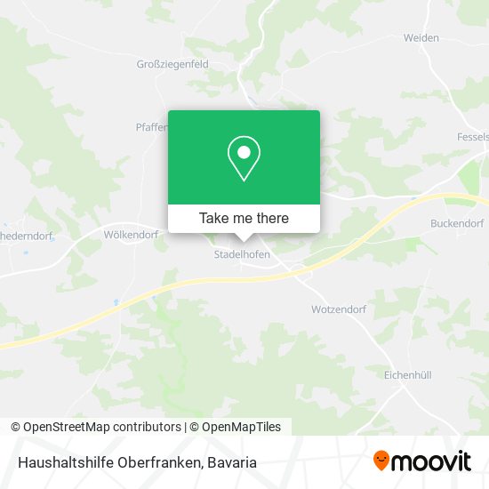 Haushaltshilfe Oberfranken map