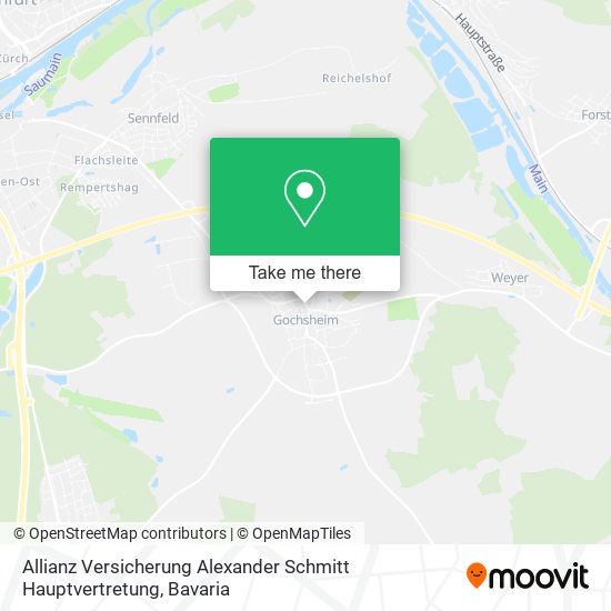 Allianz Versicherung Alexander Schmitt Hauptvertretung map