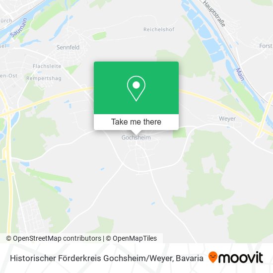 Historischer Förderkreis Gochsheim / Weyer map