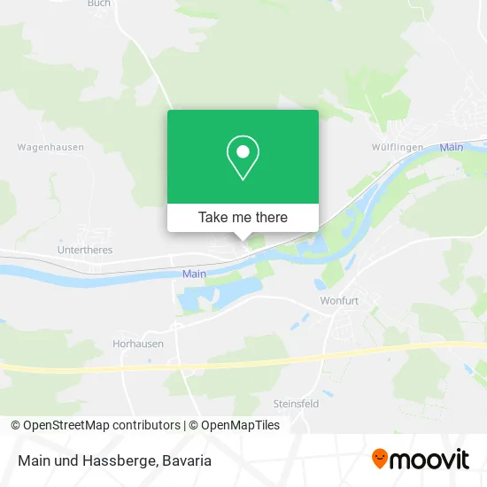 Карта Main und Hassberge