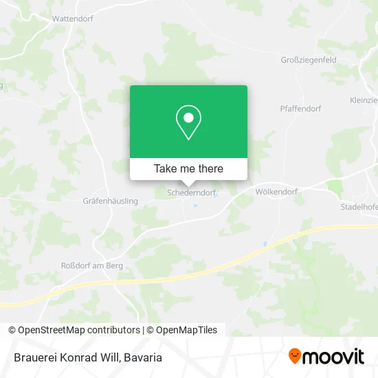 Карта Brauerei Konrad Will