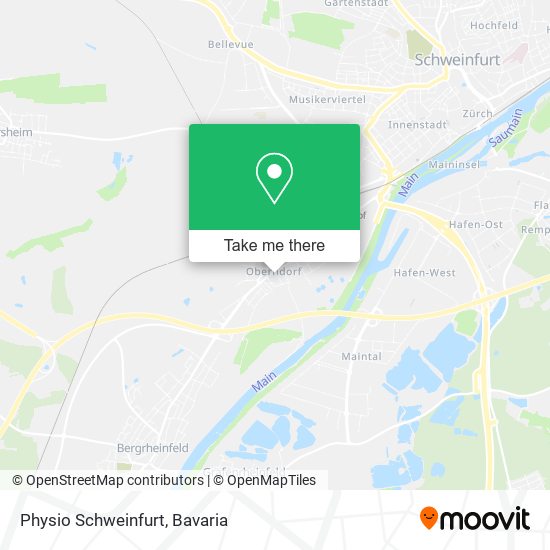 Physio Schweinfurt map