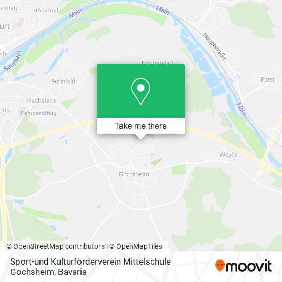 Sport-und Kulturförderverein Mittelschule Gochsheim map