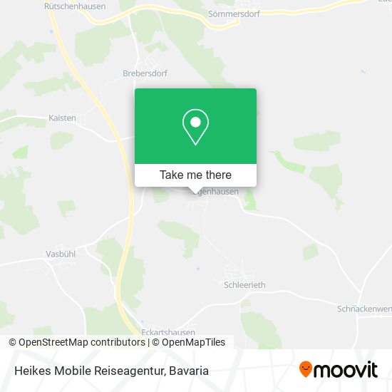 Heikes Mobile Reiseagentur map