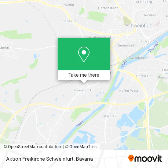 Карта Aktion Freikirche Schweinfurt