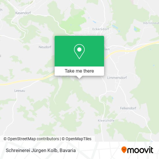 Schreinerei Jürgen Kolb map