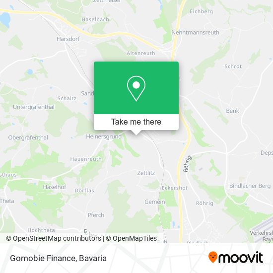 Gomobie Finance map