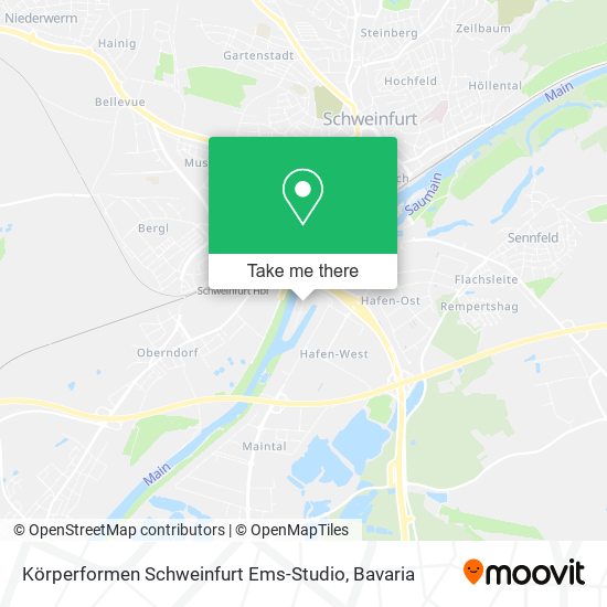 Körperformen Schweinfurt Ems-Studio map