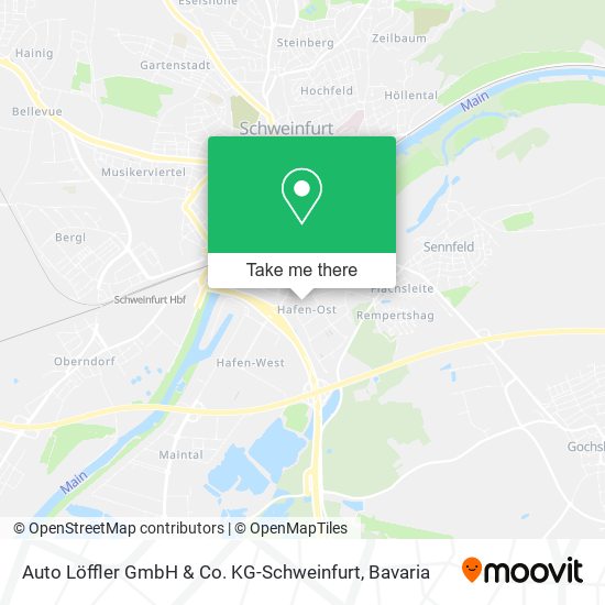 Auto Löffler GmbH & Co. KG-Schweinfurt map
