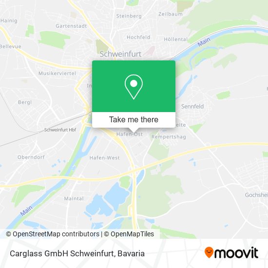 Carglass GmbH Schweinfurt map