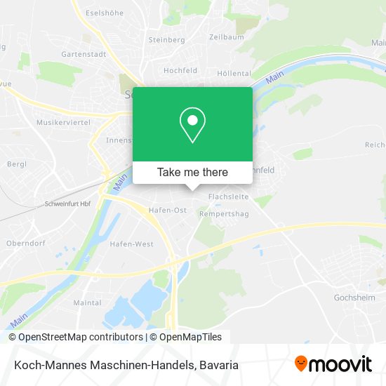 Koch-Mannes Maschinen-Handels map