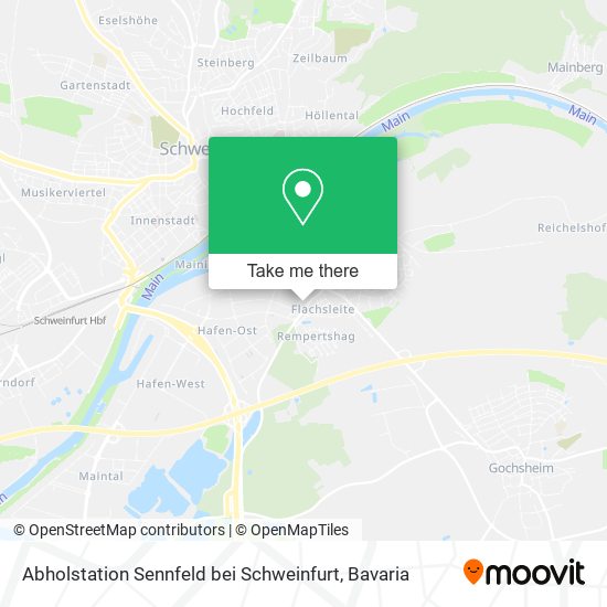 Abholstation Sennfeld bei Schweinfurt map