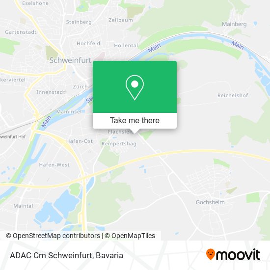 ADAC Cm Schweinfurt map