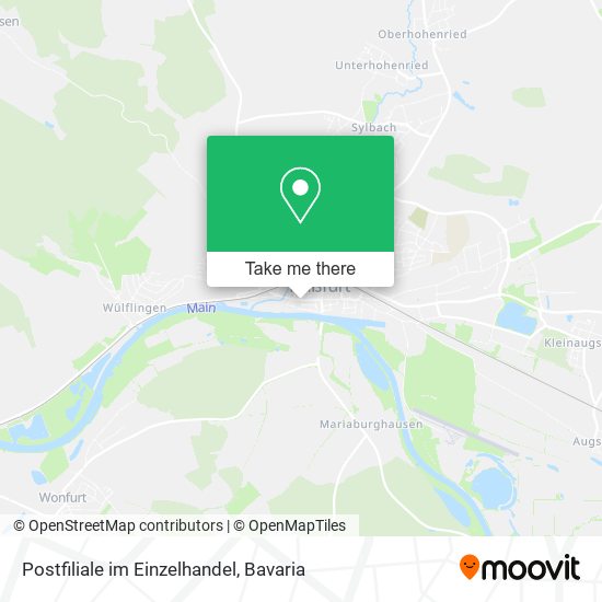 Postfiliale im Einzelhandel map