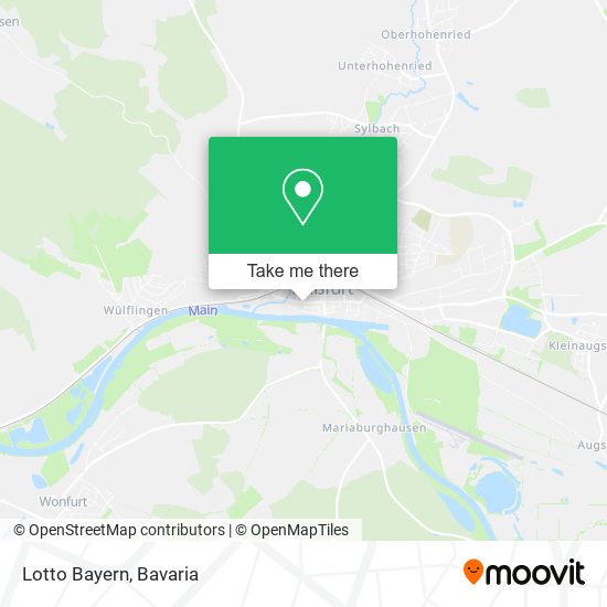 Lotto Bayern map