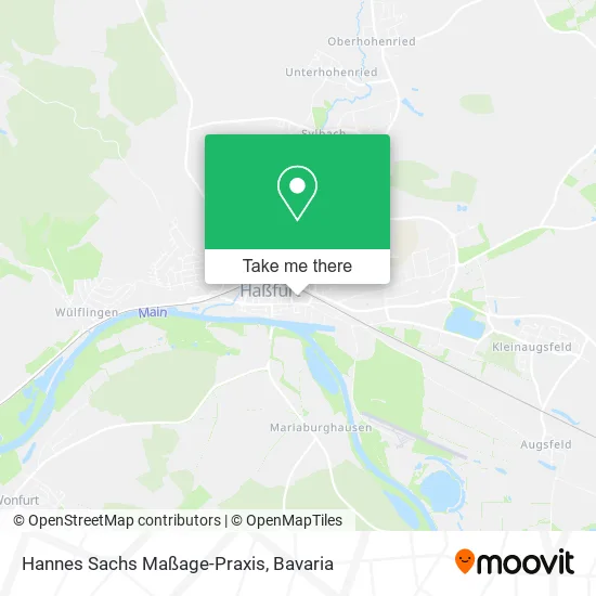 Карта Hannes Sachs Maßage-Praxis
