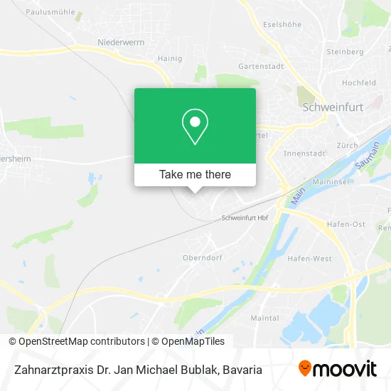 Карта Zahnarztpraxis Dr. Jan Michael Bublak