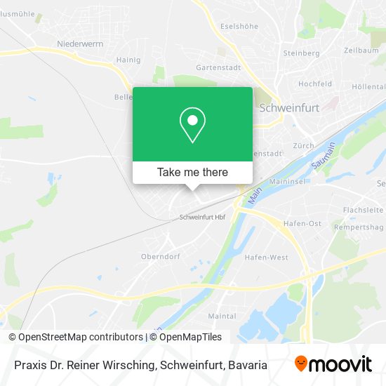 Praxis Dr. Reiner Wirsching, Schweinfurt map