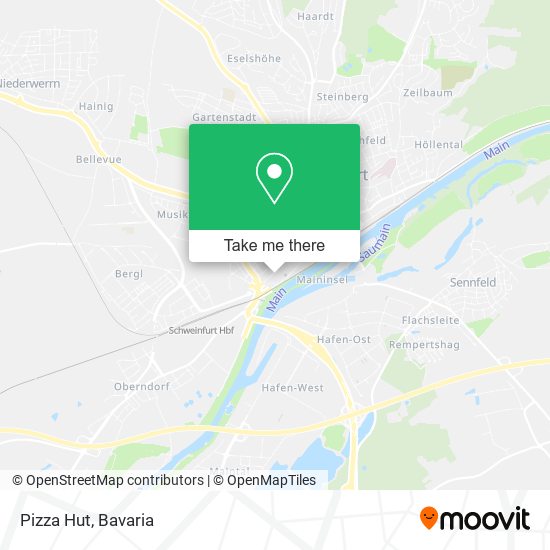 Pizza Hut map