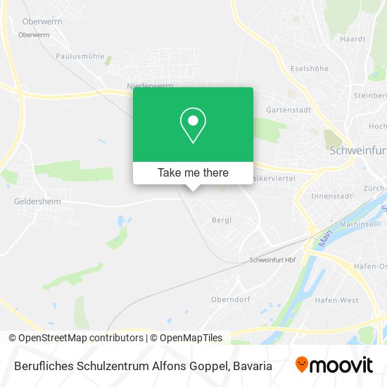 Berufliches Schulzentrum Alfons Goppel map