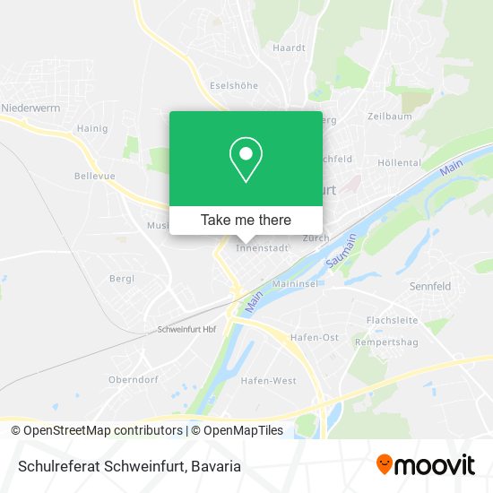 Карта Schulreferat Schweinfurt