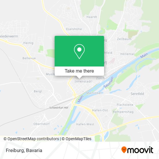 Freiburg map