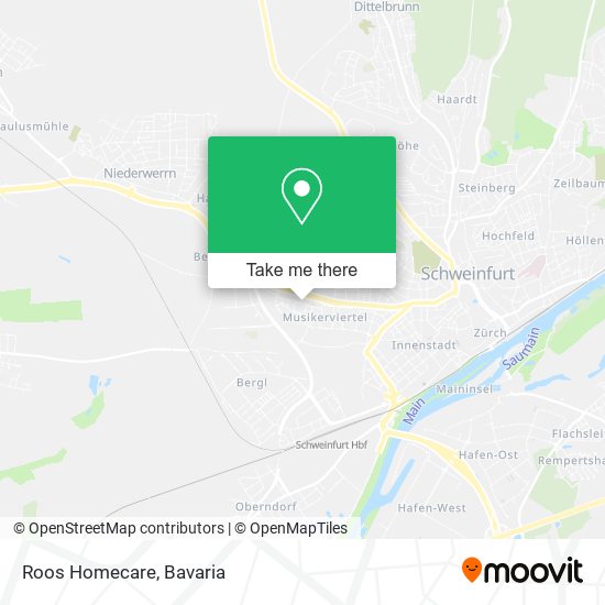 Roos Homecare map