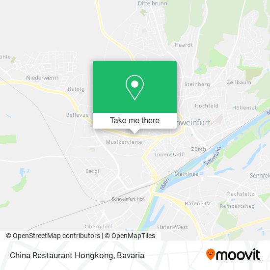 China Restaurant Hongkong map