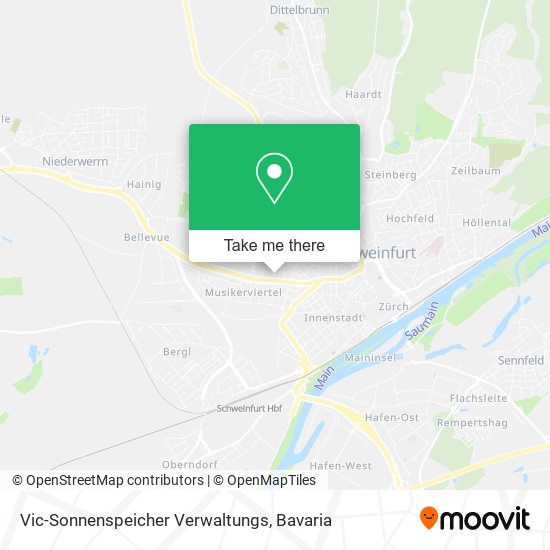 Vic-Sonnenspeicher Verwaltungs map