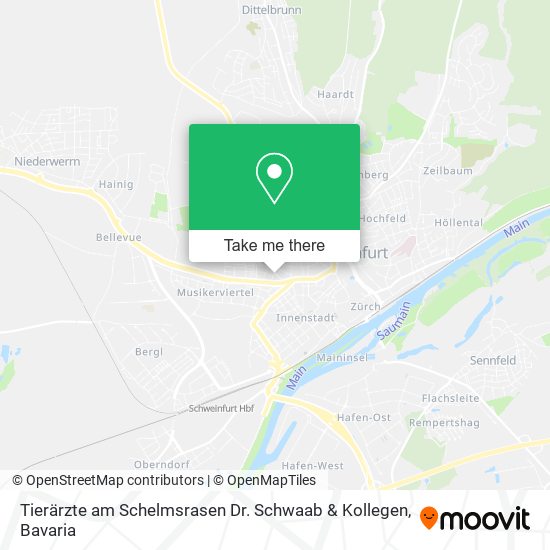 Tierärzte am Schelmsrasen Dr. Schwaab & Kollegen map