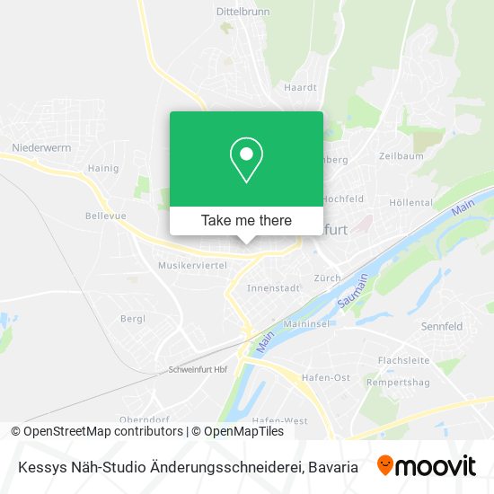 Kessys Näh-Studio Änderungsschneiderei map