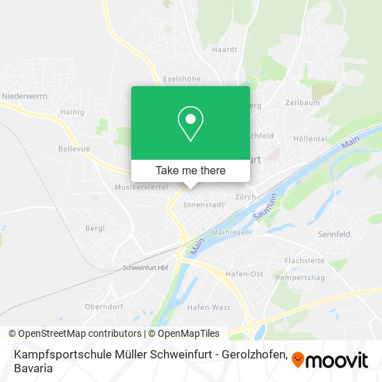 Kampfsportschule Müller Schweinfurt - Gerolzhofen map