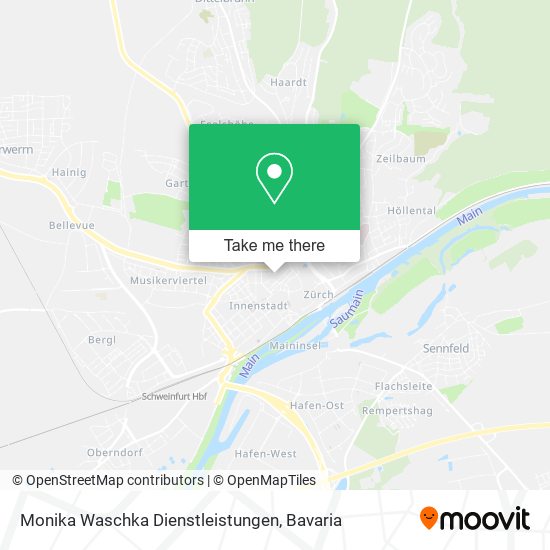 Monika Waschka Dienstleistungen map