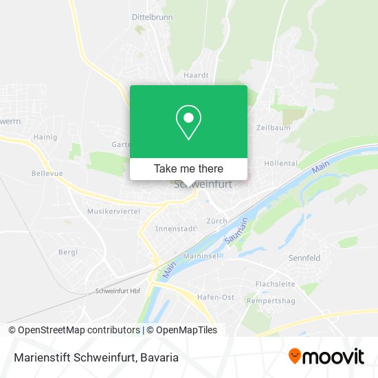 Marienstift Schweinfurt map