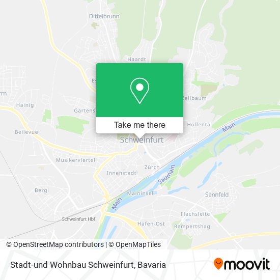 Stadt-und Wohnbau Schweinfurt map