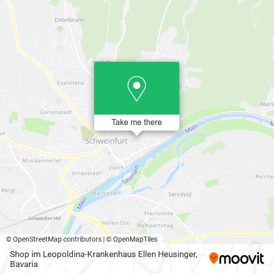 Shop im Leopoldina-Krankenhaus Ellen Heusinger map