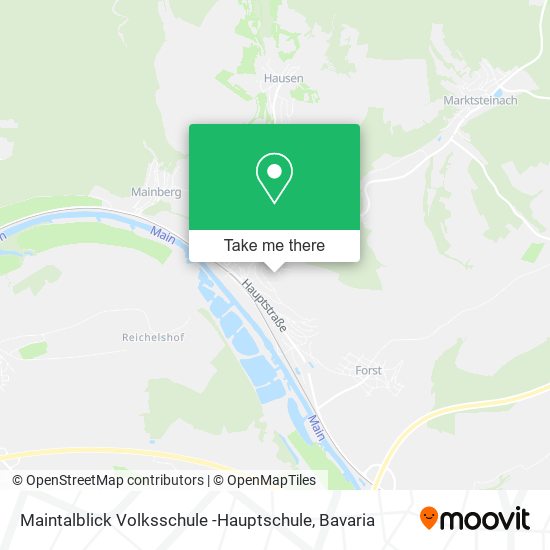 Maintalblick Volksschule -Hauptschule map
