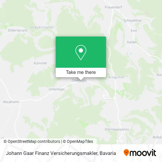 Карта Johann Gaar Finanz Versicherungsmakler