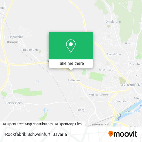 Rockfabrik Schweinfurt map