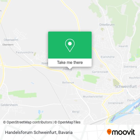 Handelsforum Schweinfurt map