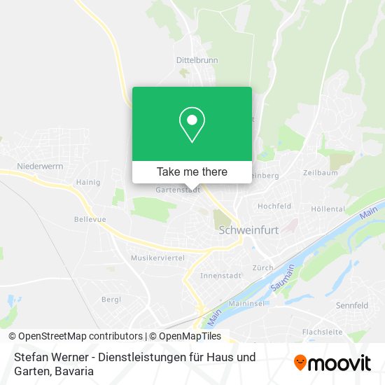 Stefan Werner - Dienstleistungen für Haus und Garten map