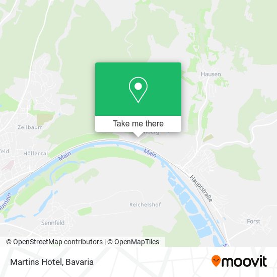 Martins Hotel map