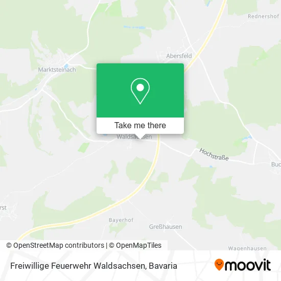 Карта Freiwillige Feuerwehr Waldsachsen