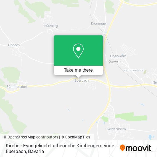Карта Kirche - Evangelisch-Lutherische Kirchengemeinde Euerbach