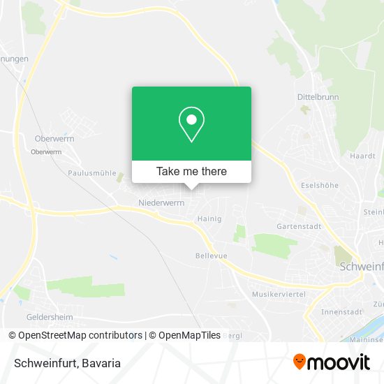 Schweinfurt map