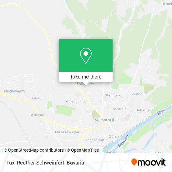 Taxi Reuther Schweinfurt map